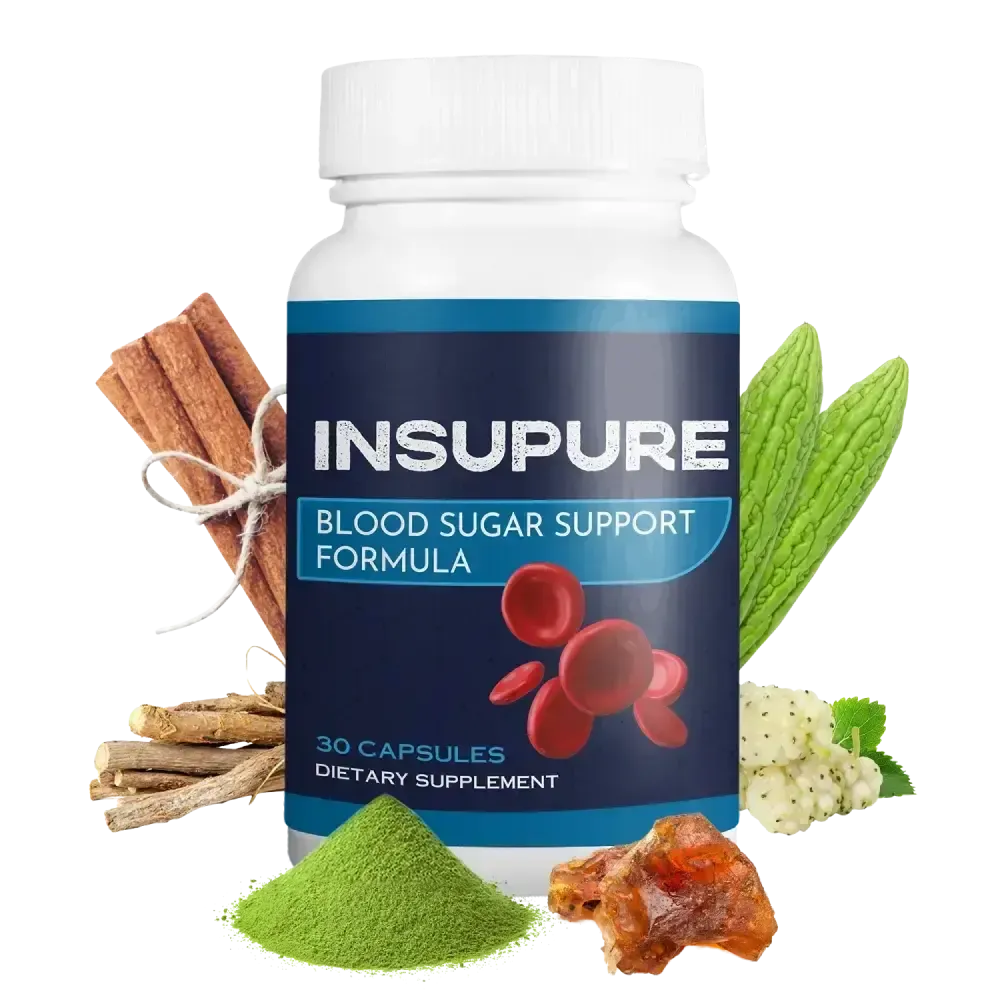 InsuPure - supplement- 3 bottles - image